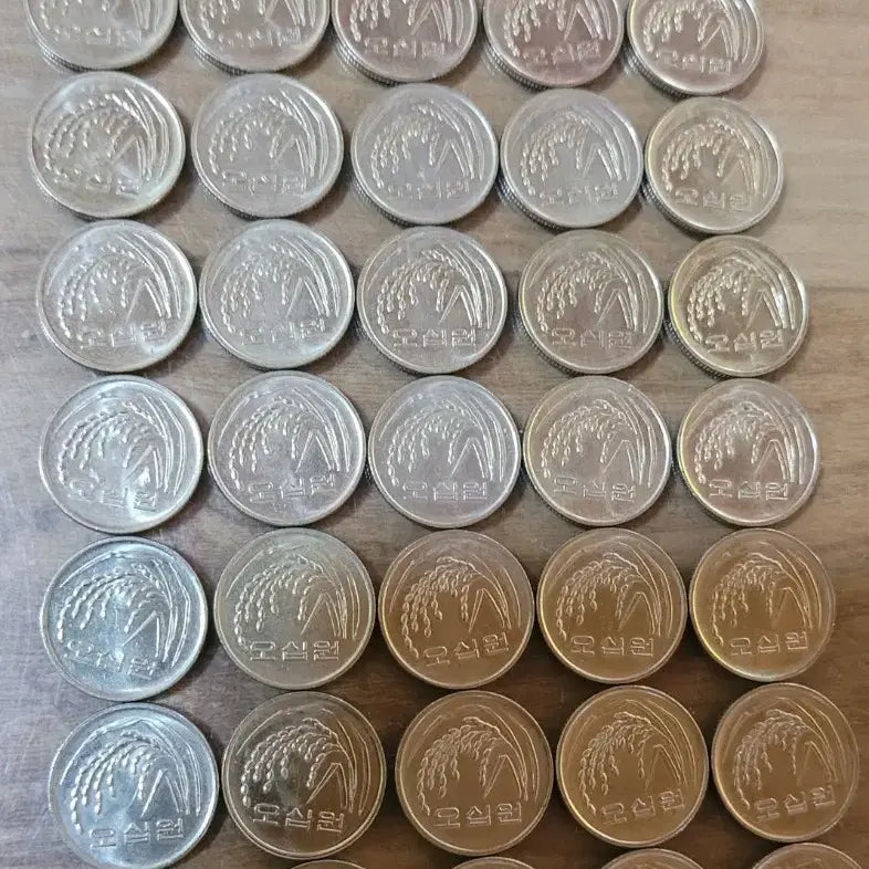 [BUNJANG] 1999 50 Won Coin (40 pcs) / 동전 사용제  귀한 2000년 50원 40개