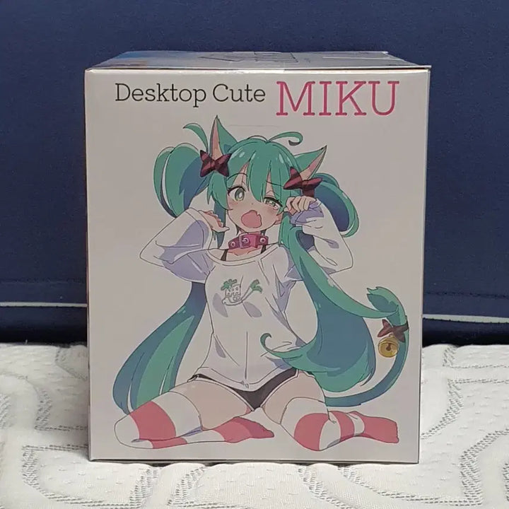 [BUNJANG] Taito Desktop Cute Miku Cat Ear T-shirt Ver. Figure / [정품] 타이토 데스크탑큐트 미쿠 고양이귀 티셔츠 Ver.