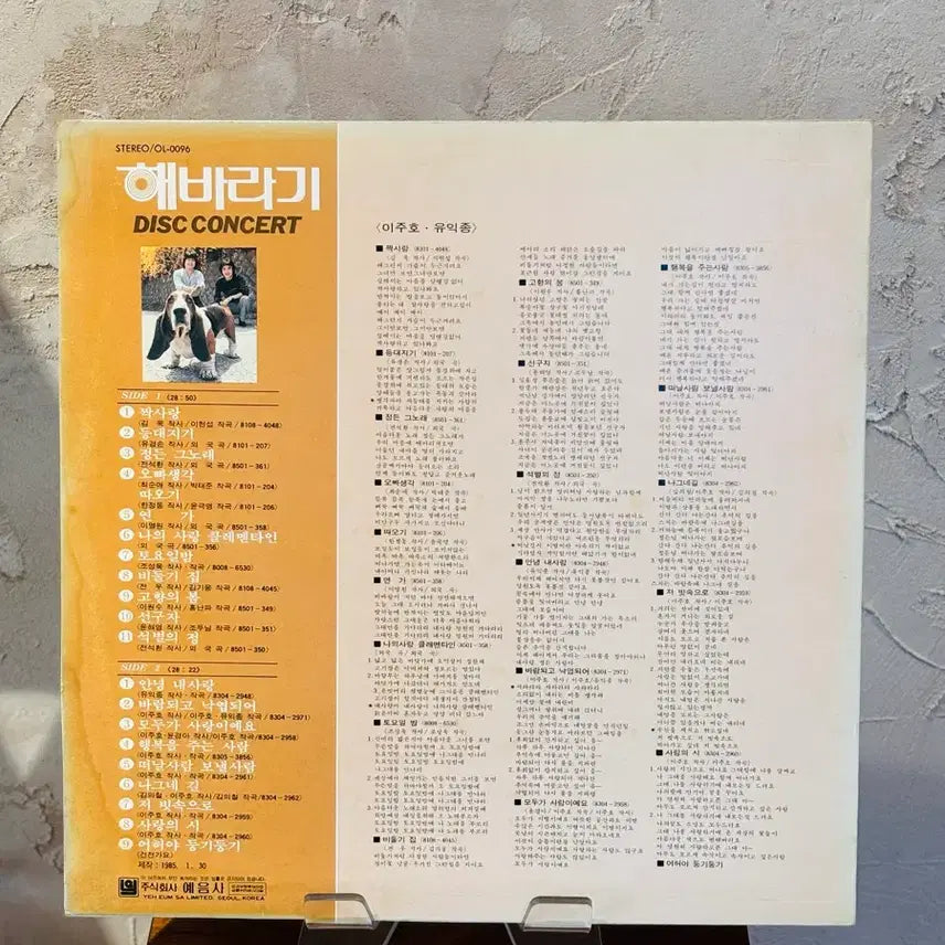 [BUNJANG] Sunflower Disc Concert LP / 해바라시 - Disc Concert LP