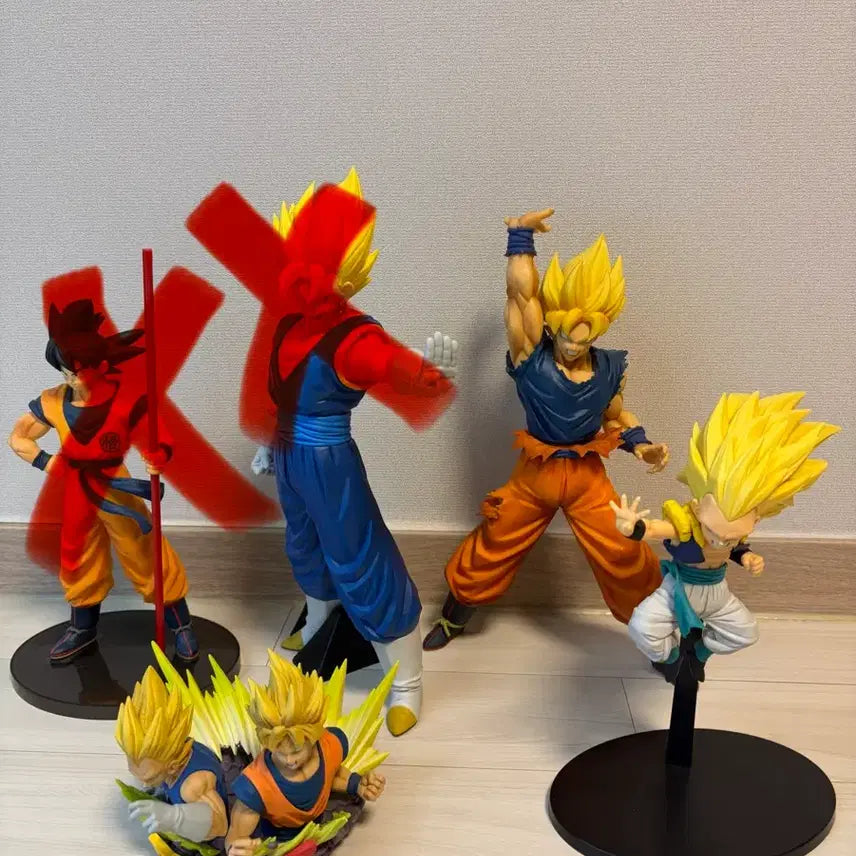 [BUNJANG] Dragon Ball Goku &amp; Gotenks Figure / 드래곤볼 손오공 오천크스 피규어