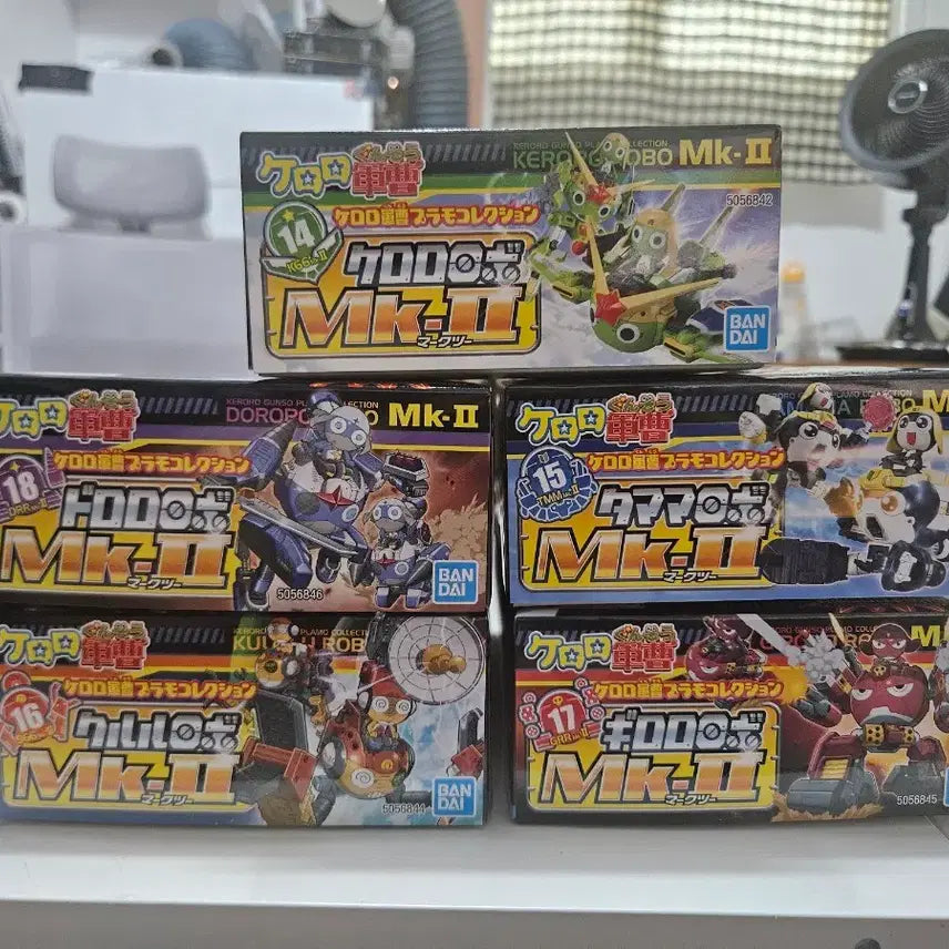[BUNJANG] Bandai Gundam Keroro Robot Mark II 5-Piece Set / 반다이 건프라 건담 미개봉 케로로 로봇 마크2  5종 세트 팝니다