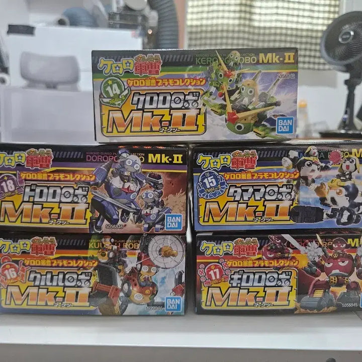 [BUNJANG] Bandai Gundam Keroro Robot Mark II 5-Piece Set / 반다이 건프라 건담 미개봉 케로로 로봇 마크2  5종 세트 팝니다