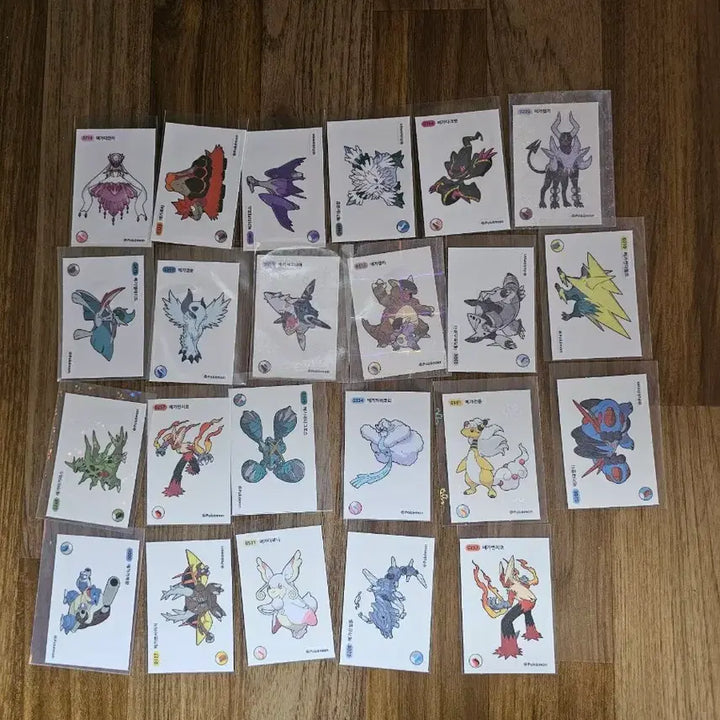 [BUNJANG] Pokemon Mega-Sial 23-Piece Bundle Set / 포켓몬띠부씰 메가띠부씰 23장 일괄판매합니다
