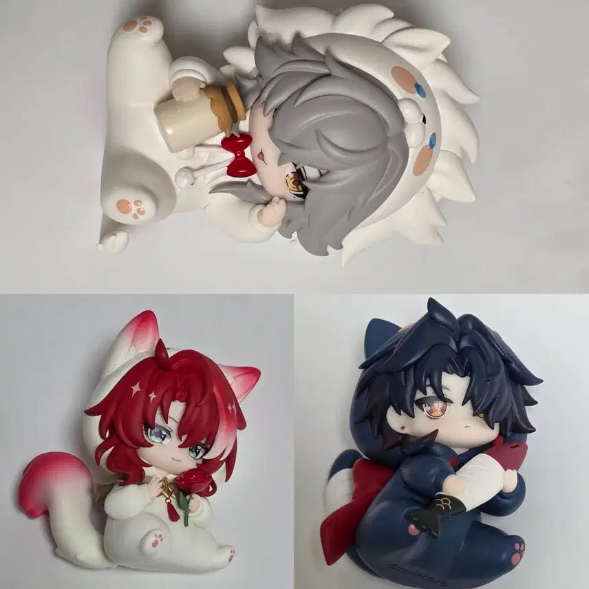 [BUNJANG] Honkai: Star Rail Character Figure Set (Gepard, Argenti, Blade) / 붕괴 스타레일 남자 기숙사 피규어 경원, 아젠티, 블레이드