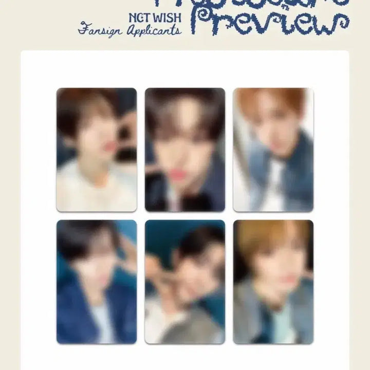 [BUNJANG] NCT WISH MakeStar Kuala Lumpur Fan Meeting POB Photocard - Riku, Yushi, Sakuya, Jaehee, Sion, Ryo / 엔시티위시 메이크스타 쿠알라룸푸르 공팬 미공포 포카 양도 리쿠 유우시 사쿠야 재희 시온 료