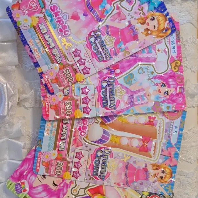 [BUNJANG] Aikatsu! Akari &amp; Madoka Unit Dress Trading Cards / 아이카츠 한판 스킵스 유닛복 아카리 마도카 아이엠스타 프레 프리미엄 일판 굿즈 카드