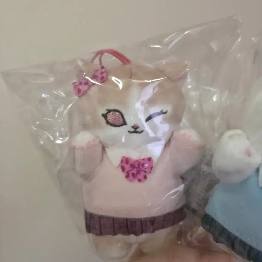 [BUNJANG] Mofusand Kogyaru &amp; Gyaru Nyan Mascot Plush Set / 모프샌드/모후샌드 코갸루, 갸루냥 마스코트 인형 2개세트 (택포2.5)