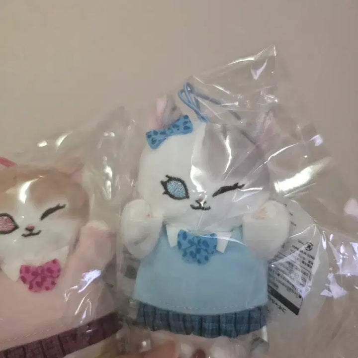 [BUNJANG] Mofusand Kogyaru &amp; Gyaru Nyan Mascot Plush Set / 모프샌드/모후샌드 코갸루, 갸루냥 마스코트 인형 2개세트 (택포2.5)