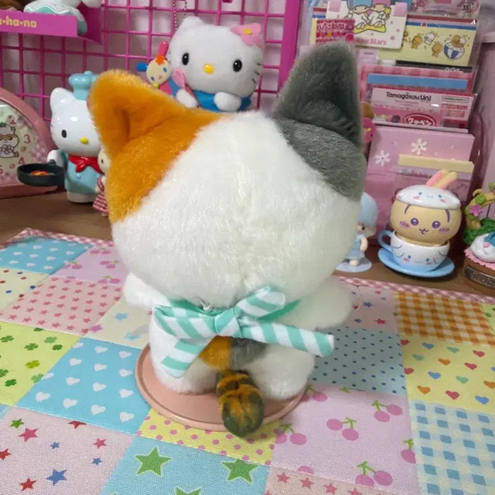 [BUNJANG] Sanrio Kabuki Nyantaro Pittoto Plush / 산리오 가부키냥타로 피탓토 인형