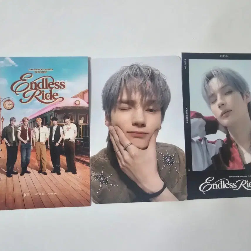 [BUNJANG] TXT VR Concert: Endless Ride Huening Kai Photocard + 1st Week Photoframed Set / 투바투 VR CONCERT : ENDLESS RIDE 휴닝카이 아궁팡 + 1주차 포토프레임