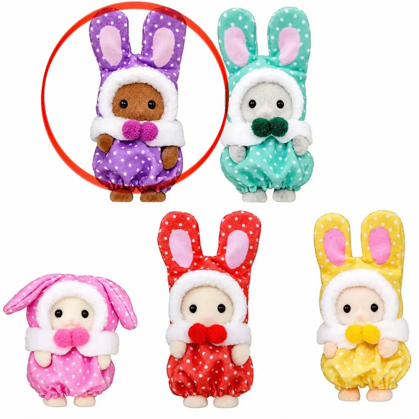 [BUNJANG] Sylvanian Families 40th Anniversary Lottery Blind Box Colorful Rabbit (Purple) / 실바니안 40주년 쿠지 블라인드 컬러풀 토끼 보라 퍼플