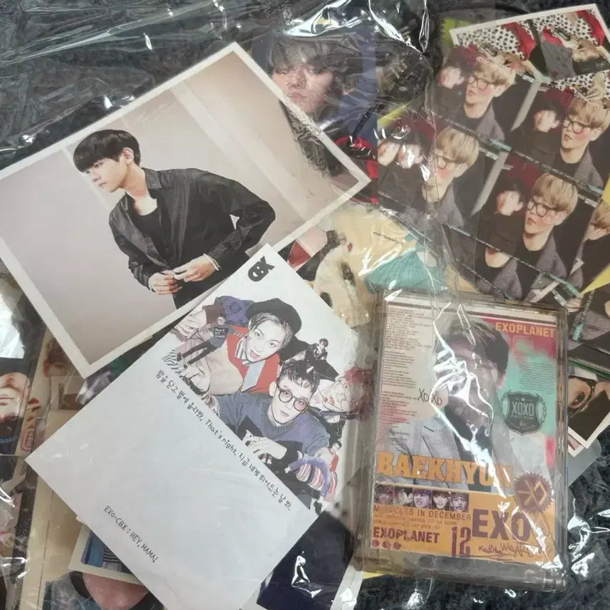 [BUNJANG] Baekhyun, Chen, Chanyeol Unofficial Photocard &amp; Goods Bundle / 백현 비공굿 첸백시 비공굿 찬열 비공굿
