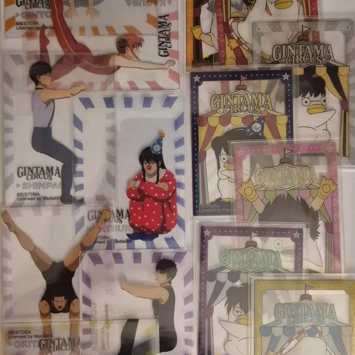 [BUNJANG] Gintama 20th Anniversary Transparent Card Set / 은혼 20주년 투명카드세트