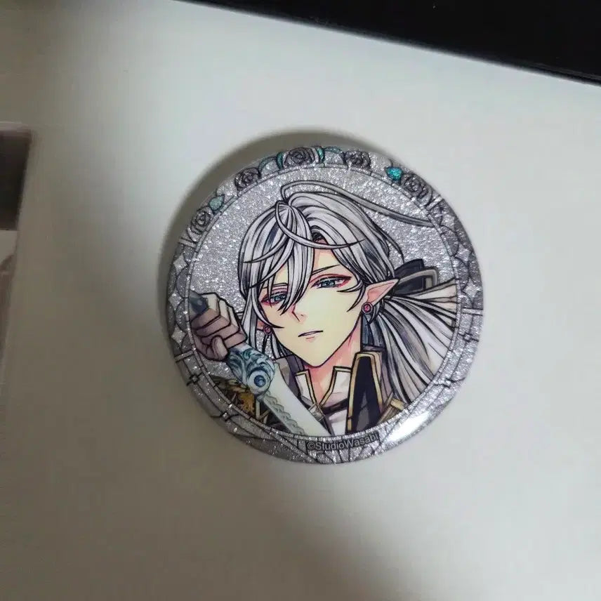[BUNJANG] Akuneeko Shiro 3rd Anniversary Can Badge / 아쿠네코 시로 3주년 캔뱃지