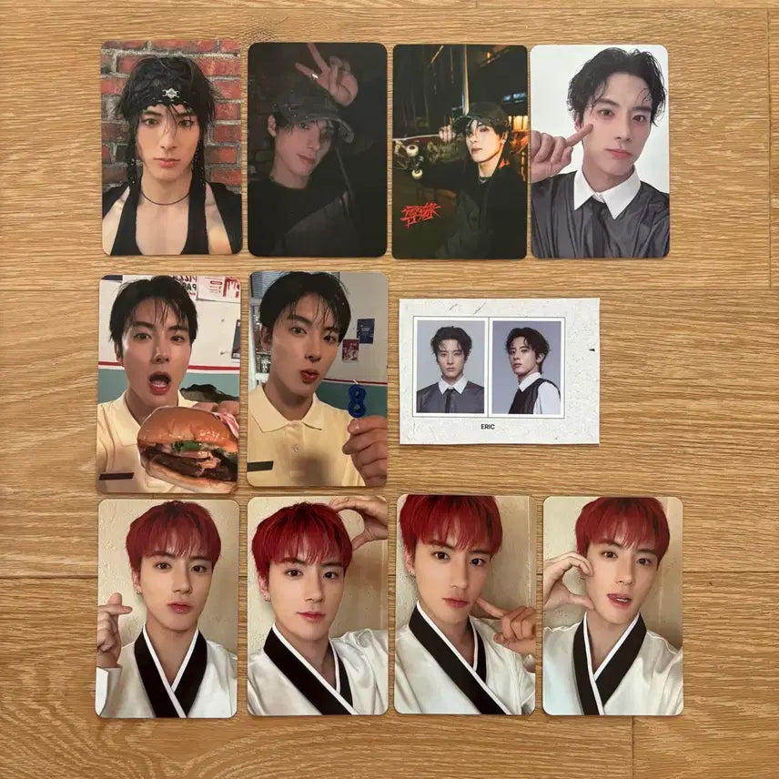 [BUNJANG] The Boyz Eric Bundle Set Photocards &amp; Stickers / [일괄]더보이즈 에릭 포카세트 에릭증사 에릭굿즈 더보이즈 굿즈 더보이즈 트레카