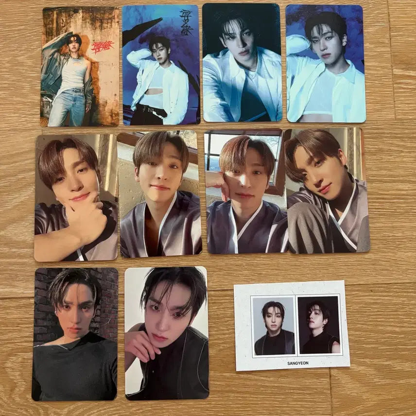 [BUNJANG] The Boyz Sangyeon Bundle Set Photocard Set / [일괄]더보이즈 상연 포카세트 더비키트 상연증사 상연굿즈 팬미팅 더보이즈 굿즈 더보이즈 트레카