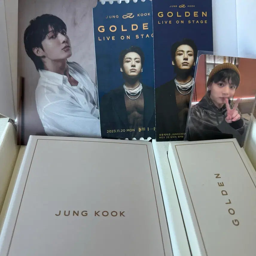 [BUNJANG] BTS Jungkook Golden Showcase Reverse Gift Full Set / 정국 골든 쇼케 역조공