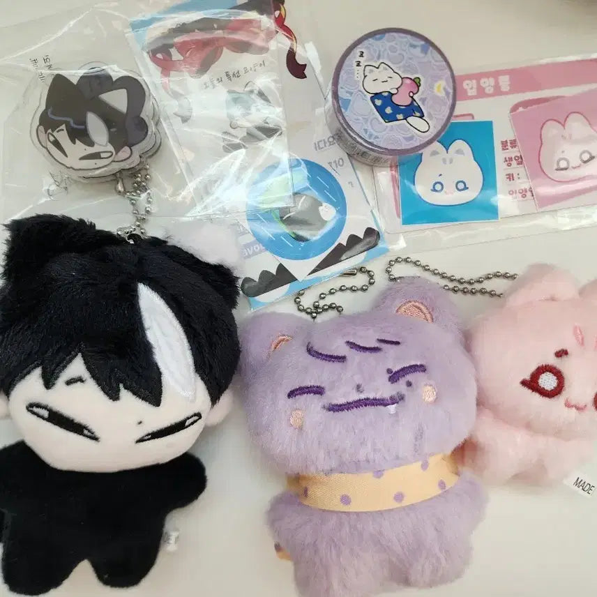 [BUNJANG] Choi San (ATEEZ) SanCat (Purple) Doll / 사니다요 산냥이(보라) 솜딸기냐 팝니다