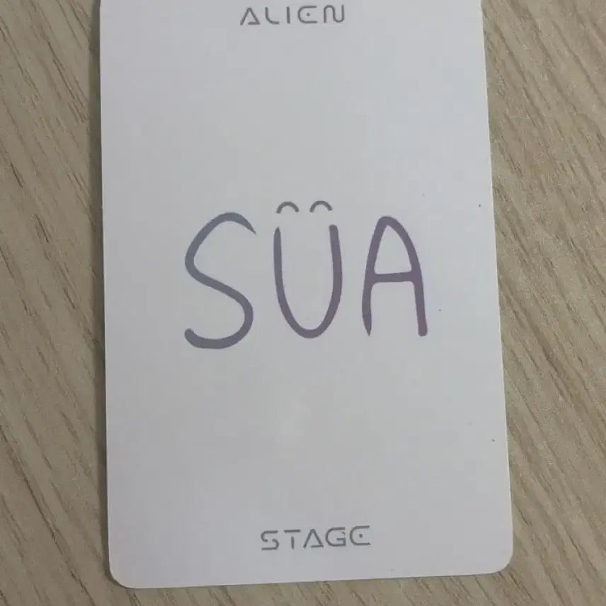 [BUNJANG] A-Stage Alien Stage Sua Photocard / 에이스테 에일리언 스테이지 수아 포토카드