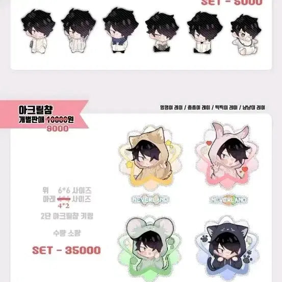 [BUNJANG] The Promised Neverland Ray Merchandise Set / 약속의 네버랜드 레이 제작굿즈판매