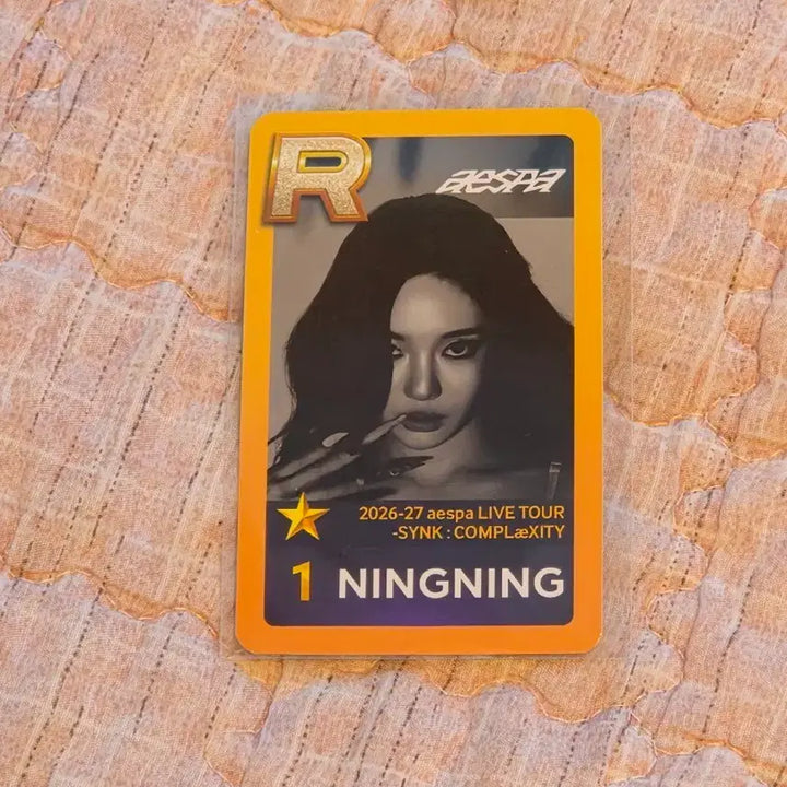 [BUNJANG] aespa Ningning Superstar SM Photocard / 에스파 슈스엠 콘서트 슈퍼스타 닝닝 포카