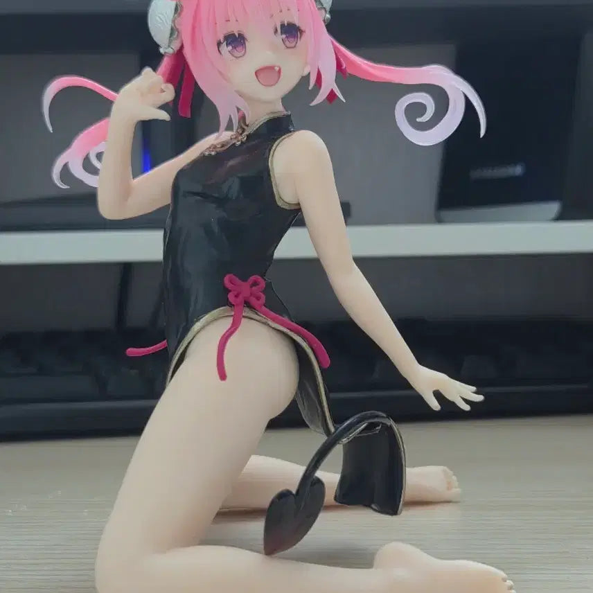 [BUNJANG] Darkness Nana Astray Devil Look China Dress Figure / 데스크탑 큐트 투 러브 트러블 다크니스 나나 아스타 데빌룩 차이나 드레스 미소녀 피규어
