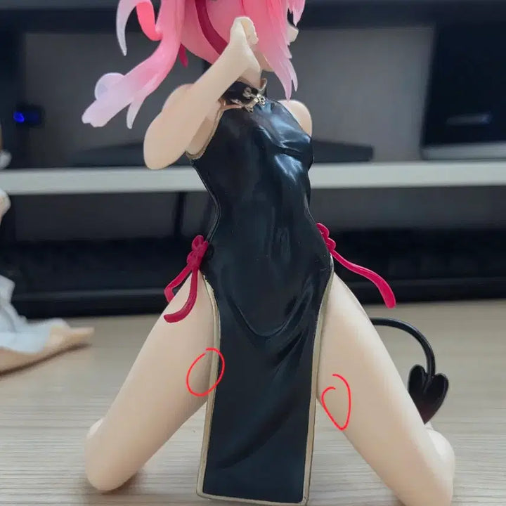 [BUNJANG] Darkness Nana Astray Devil Look China Dress Figure / 데스크탑 큐트 투 러브 트러블 다크니스 나나 아스타 데빌룩 차이나 드레스 미소녀 피규어