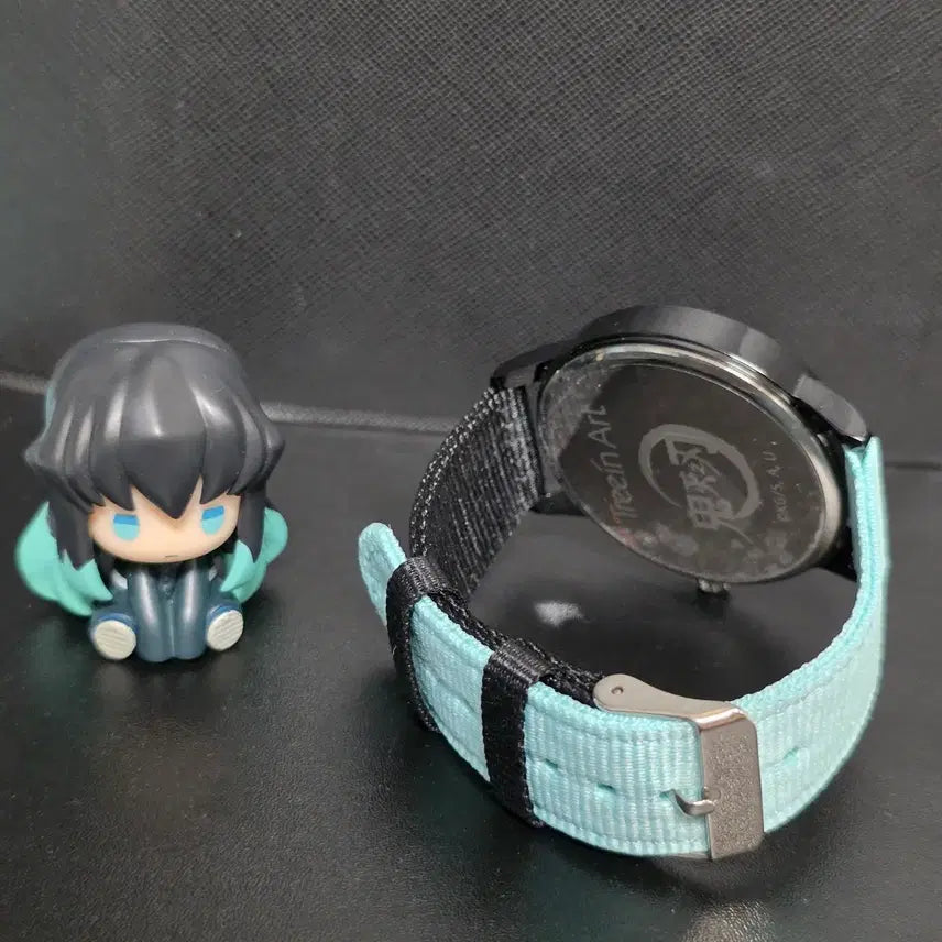 [BUNJANG] Demon Slayer Muichiro Tokito Character Watch - Bundle / 귀멸의 칼날 무이치로 캐릭터 시계,페탓토 일괄