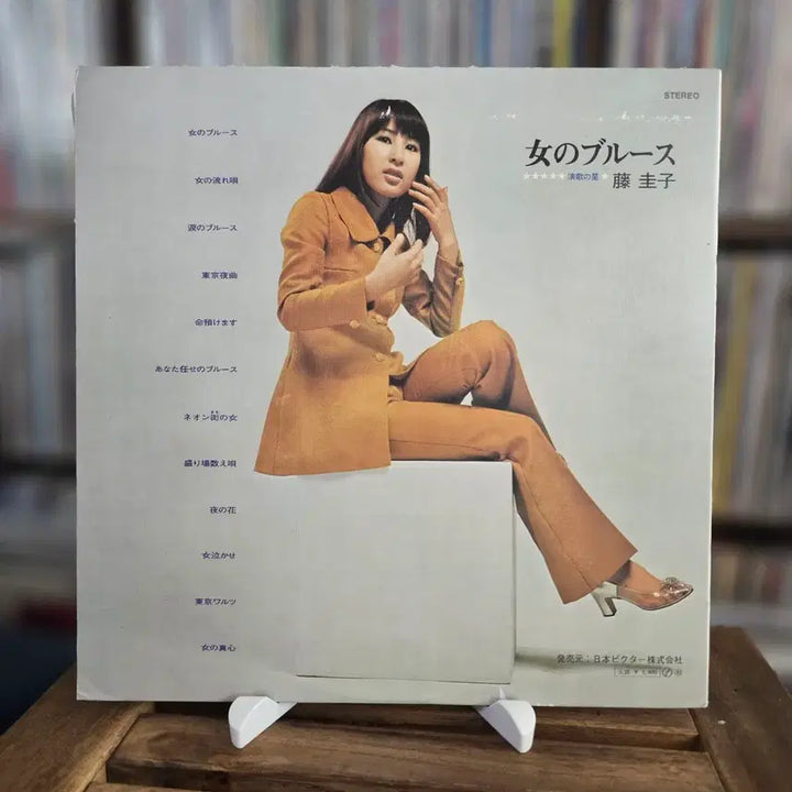 [BUNJANG] Keiko Fuji "Onna no Blues" 2nd LP / (엔카 명반, 가요코쿠, 오리콘 17주 연속 1위 앨범, 후지 케이코) Keiko Fuji LP