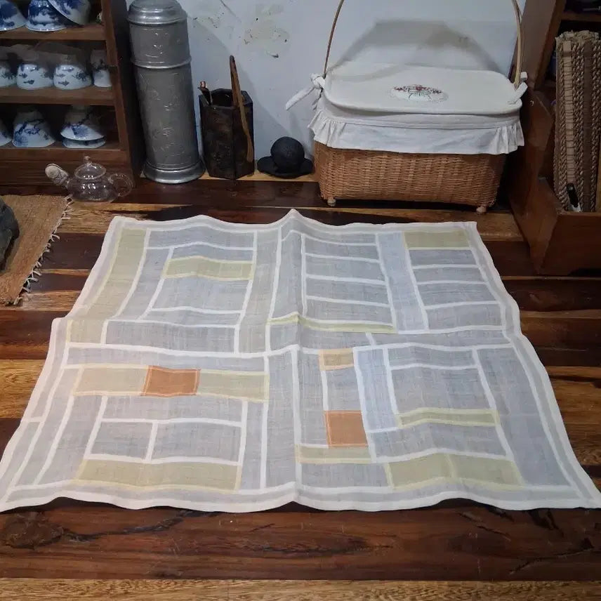 [BUNJANG] Handmade Ramie Joagbo Table Runner / 차도구 국산모시 천연염색 조각보(다보. 차도구)