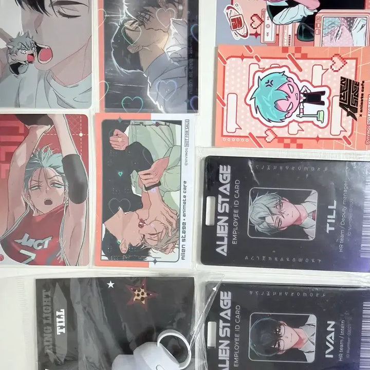 [BUNJANG] A-Stage Ivan Till Barniste Maid Special Photocard Bundle Set / 일괄가/판매) 에이스테 이반 틸 바니스테 메이드 특전 Lubya 루비아님 사원증 하이틴 링라이트 스포츠 포카