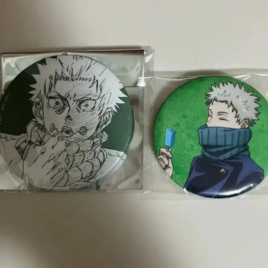 [BUNJANG] Jujutsu Kaisen Toge Inumaki Original Art Can Badge Bundle Set / 주술회전 주술 이누마키 토게 캔뱃지 원화 일괄 판매