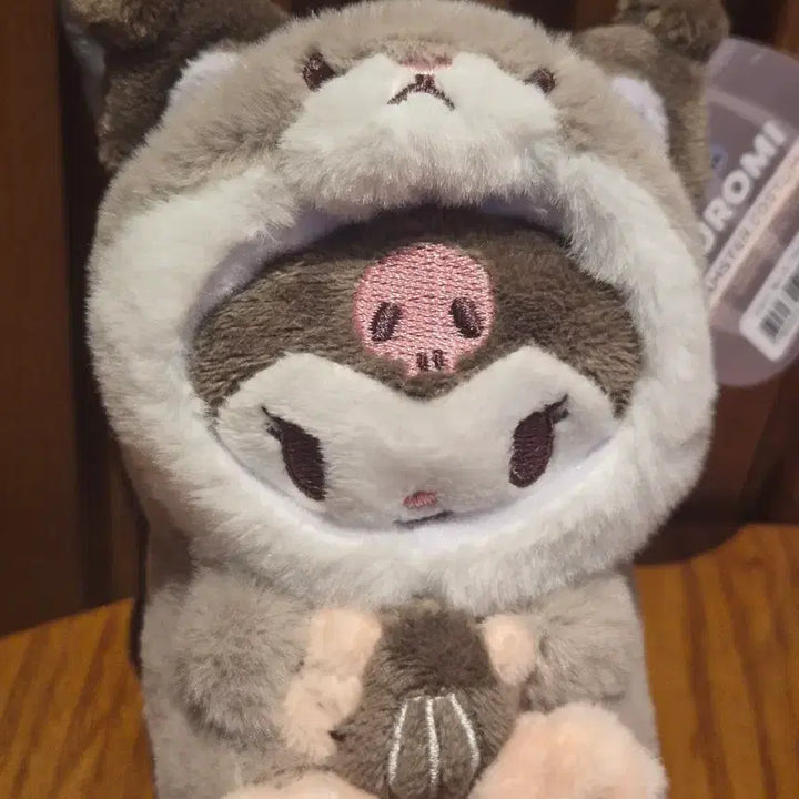 [BUNJANG] Sanrio Kuromi Hamster Costume Plush Charm / 산리오 쿠로미 햄스터 코스튬 인형 키링 9cm