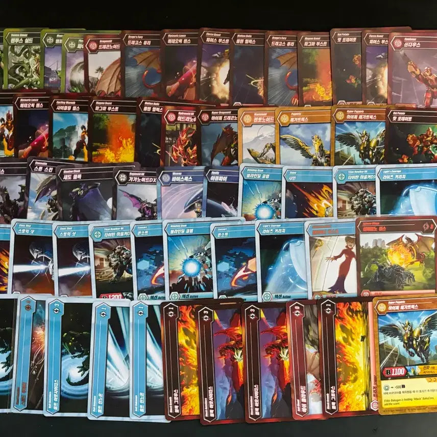 [BUNJANG] Bakugan Cards 56 Card Bundle Set / 바쿠간 카드 - 56장 일괄