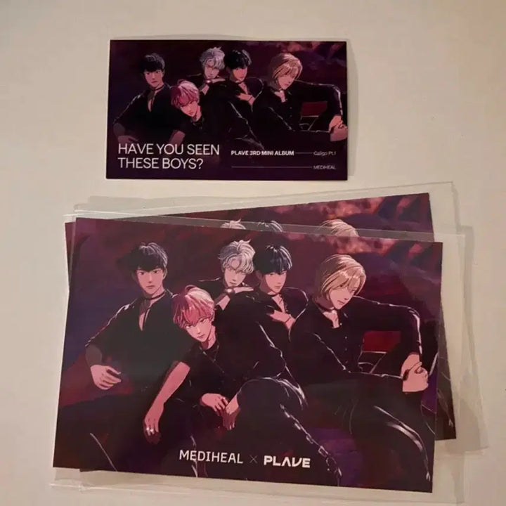 [BUNJANG] PLAVE Olive Young Dash Mediheal Shopping Bag &amp; Mini Postcard Set / 플레이브 올리브영 대쉬 메디힐 쇼핑백 2종(미사용), 미니엽서 2장