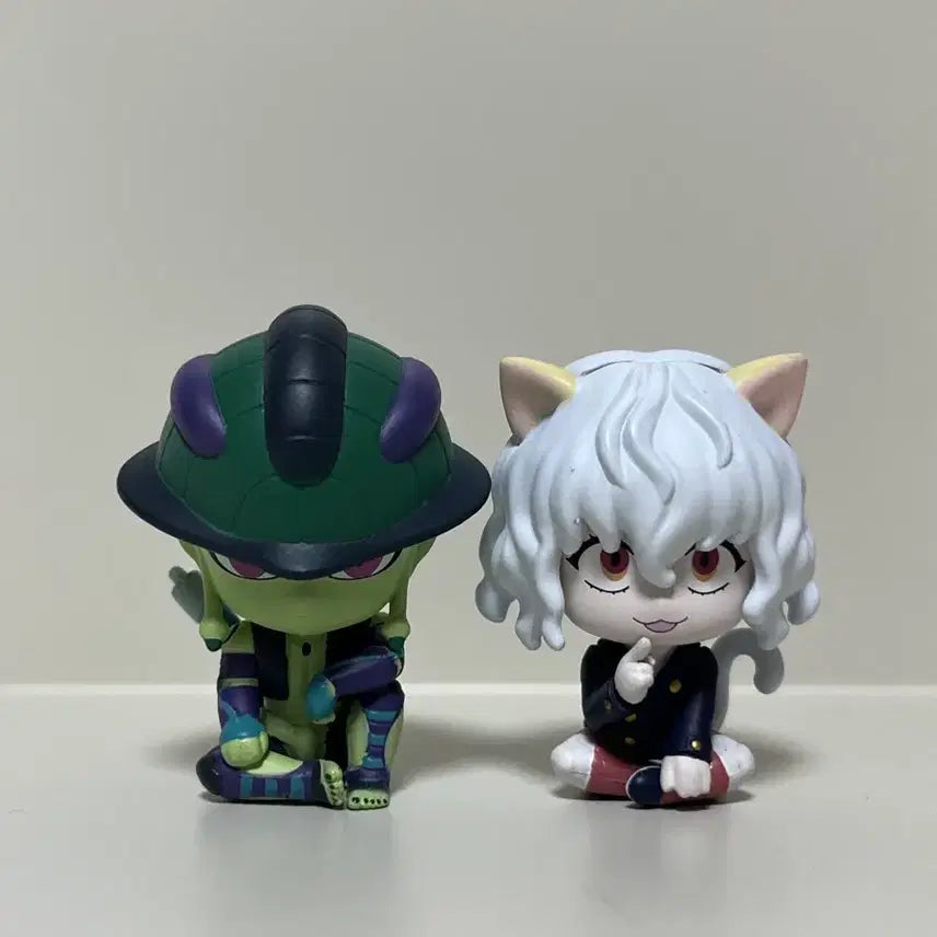 [BUNJANG] Hunter x Hunter Meruem &amp; Neferpitou Swara Seta Gacha Figure Bundle Set / (일괄) 헌터헌터 메르엠, 네페르피트 스와라세타이 가챠 피규어