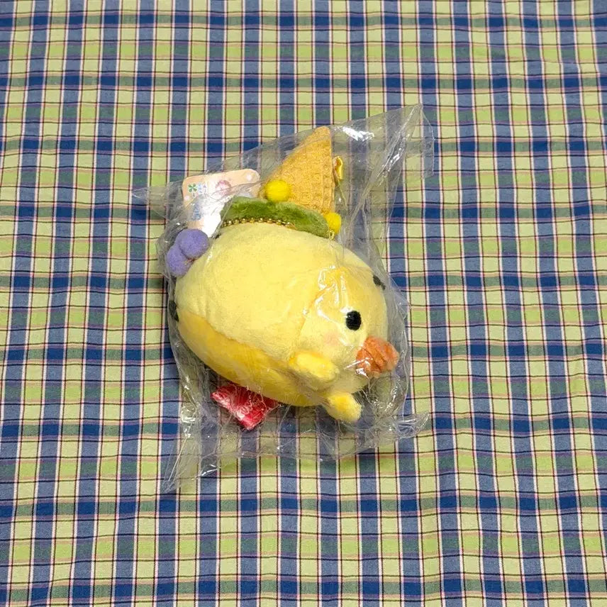 [BUNJANG] Rilakkuma Cold Stone Collaboration Kiiroitori Keyring Doll / 리락쿠마 콜드스톤 콜라보 키이로이토리 키링 인형
