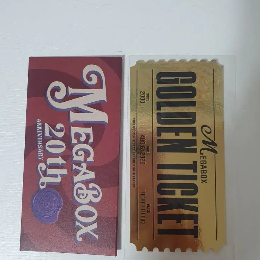 [BUNJANG] Megabox Golden Ticket Special Edition / 오티 메가박스 골든티켓