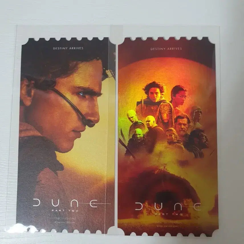 [BUNJANG] Dune 2 Megabox Special Exhibition Ticket Set / 오티 메가박스 듄2