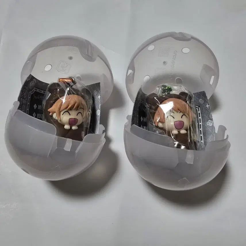 [BUNJANG] Ouran High School Host Club Kaoru &amp; Hikaru Carrier Charm Set / 오란고교 포대기 가챠 카오루 히카루