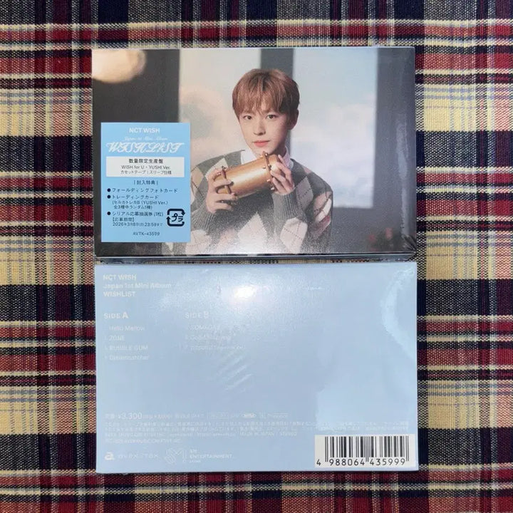 [BUNJANG] NCT WISH Wishlist Cassette Tape Yushi Version Album Photocard / (미개봉) 엔시티 위시 위시리스트 WISHLIST 카세트테이프 유우시 버전 앨범 포카