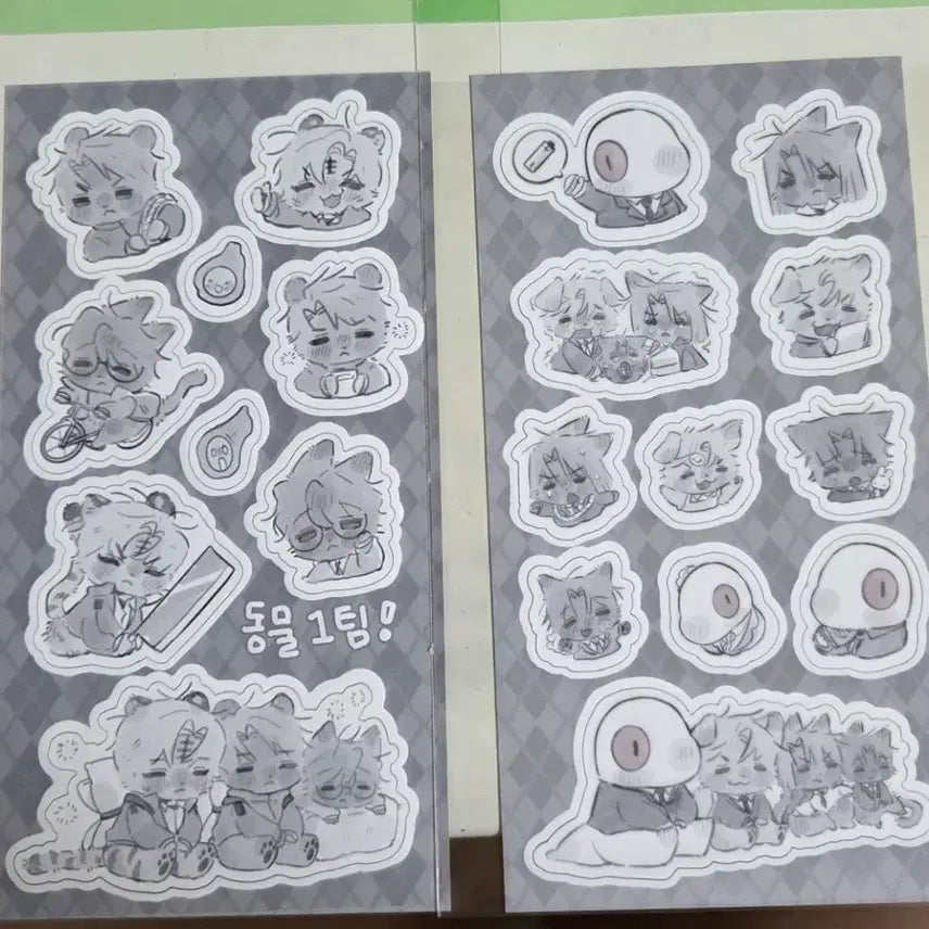 [BUNJANG] Kaidan Shutsugeki Sticker Set (Animal Team 1, Animal Team D) / 괴담출근 스티커 괴출 동물1팀 동물D조 비공굿 디페 괴담에 떨어져도 출근을 해야 하는구나 3화님