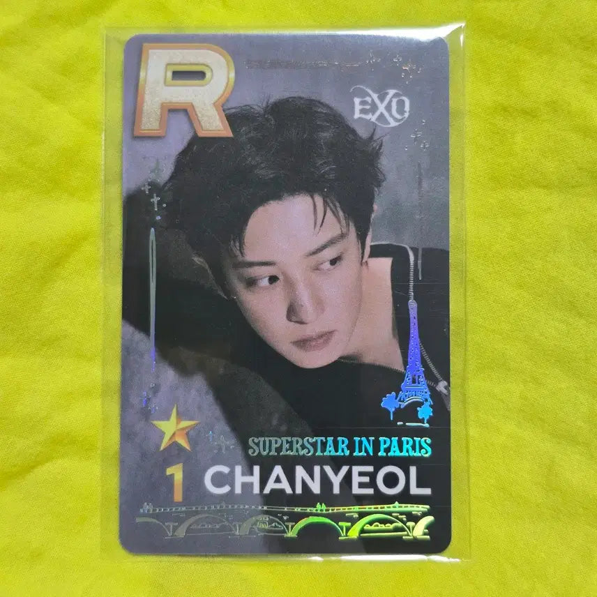 [BUNJANG] EXO Chanyeol Superstar SM In Paris Photocard / 엑소 찬열 슈스엠 파리 포카