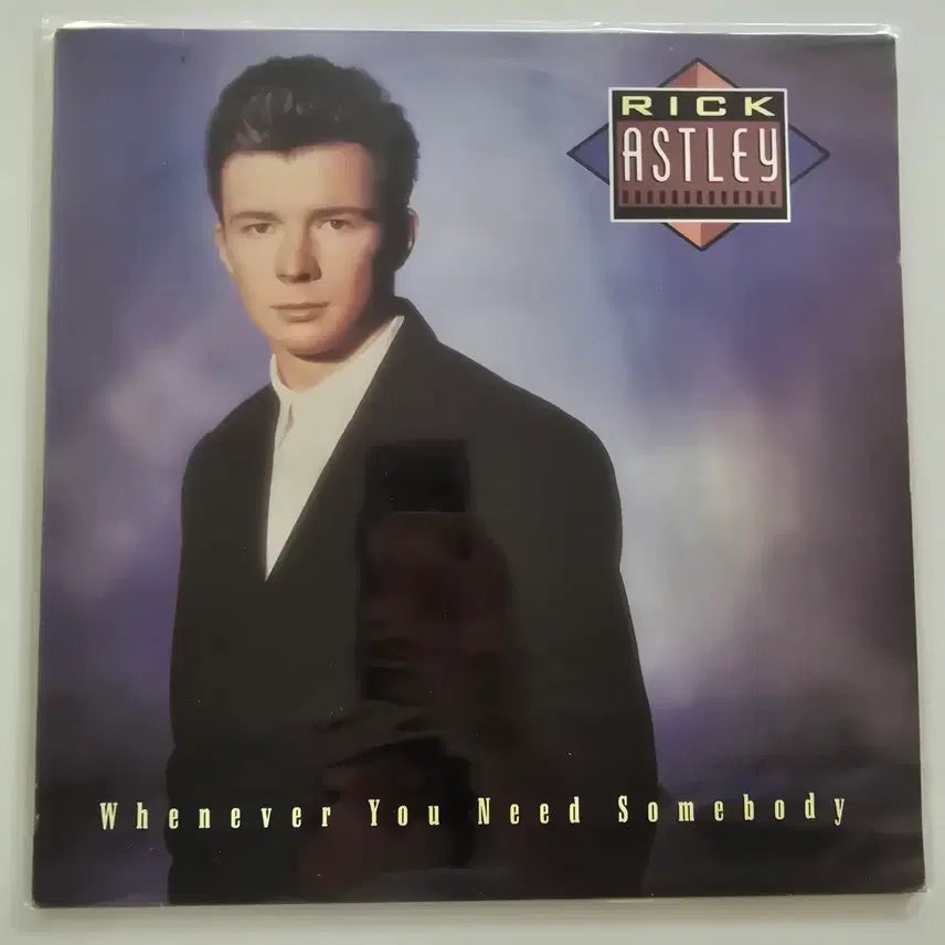 [BUNJANG] Rick Astley Whenever You Need Somebody 1st Album LP / 릭 애슬리 1집 LP / Rick Astley - Whenever You Need Somebody/ 가사집 있음/ MINT