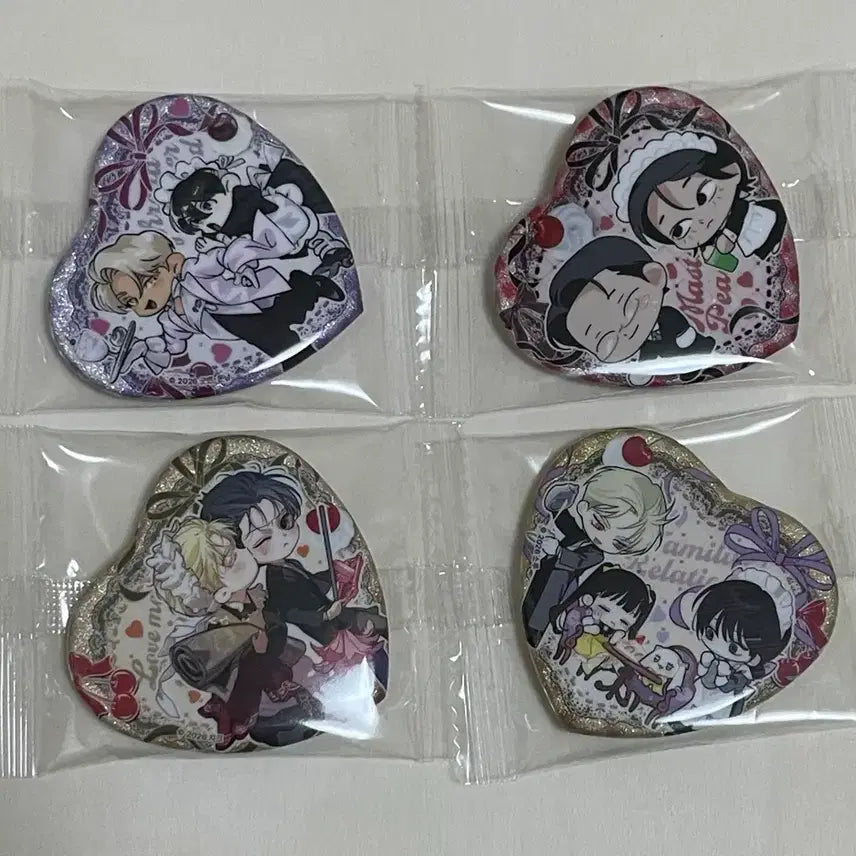 [BUNJANG] Salon de Bon JuPyeong KyeGyeSeo NangMuk ShinGyeol Bundle Set / 살롱드르봉 캔뱃지 주평 간계서 낭묵 신결 일괄 원가