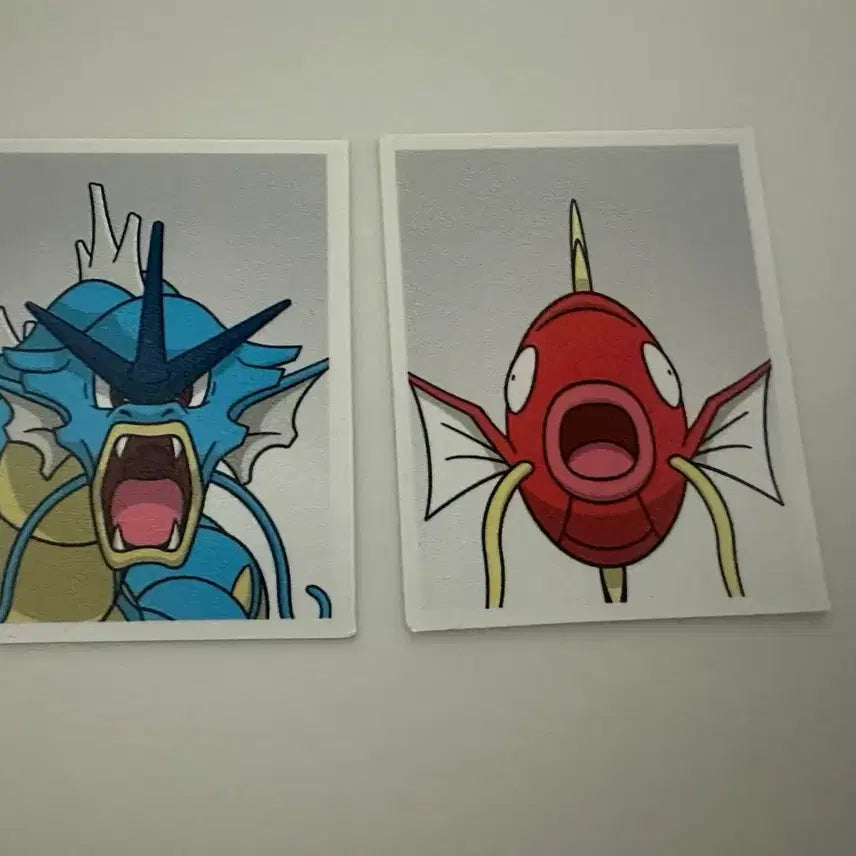 [BUNJANG] Gyarados Magikarp Proof Photo Set Pokemon Set 1 / 잉어킹 갸라도스 증명사진 세트 포켓몬 증사 1탄 포켓몬스터