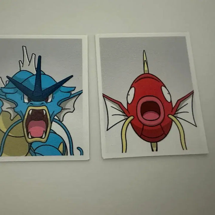 [BUNJANG] Gyarados Magikarp Proof Photo Set Pokemon Set 1 / 잉어킹 갸라도스 증명사진 세트 포켓몬 증사 1탄 포켓몬스터