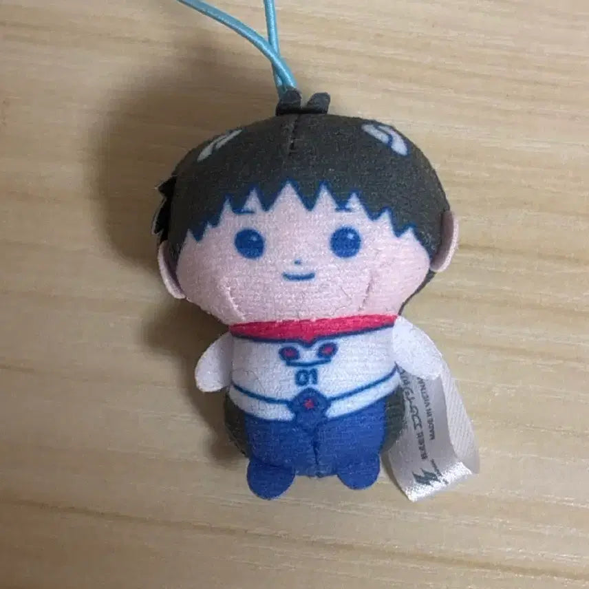 [BUNJANG] Evangelion Shinji Pretty Nui-Gurumi Keychain Plush / 에반게리온 푸치 누이구루미 가챠 신지 키링 인형