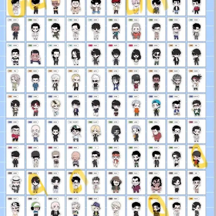 [BUNJANG] Official Collection Sticker / 외지주 띠부씰 판매,교환
