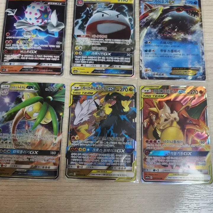 [BUNJANG] Reshiram &amp; Zekrom Tag Team Premium Collection Bundle / 제크로무 레시라무,리자몽 테르나 태그팀 등 일괄판매 합니다
